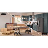 24 in. W x 24 in. D x 96 in. H Ready to Assemble Pantry Kitchen Cabinet in Unfinished with Clickread