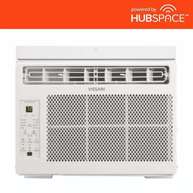 6,000 BTU 115-Volt Smart Window Air Conditioner Cools 250 sq. ft. with Dehumidifier and Remote, Powe