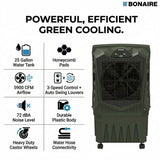 Air Force 100 5900 CFM 3-Speed Portable Evaporative Cooler for 1900 sq. ft.