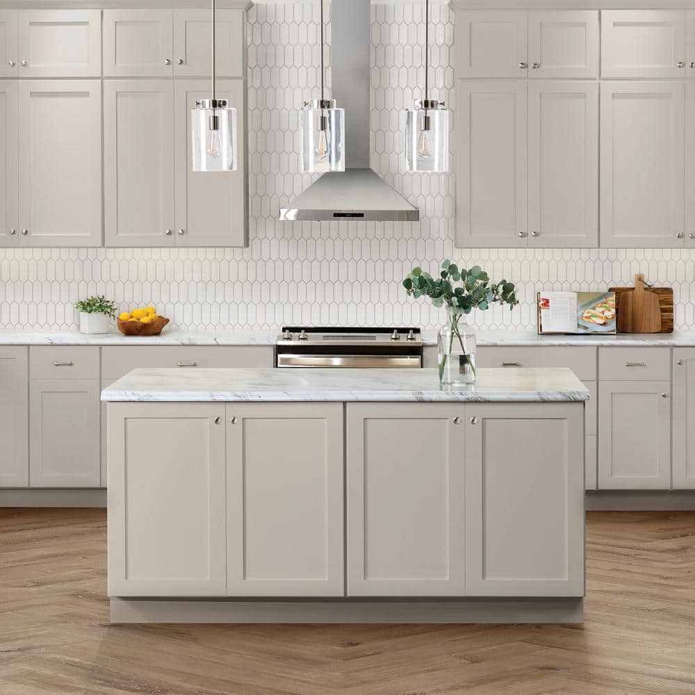 Avondale 36 in. W x 24 in. D x 24 in. H Ready to Assemble Plywood Shaker Wall Bridge Kitchen Cabinet