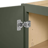Leyton 33 in. W x 12 in. D x 30 in. H Ready to Assemble Plywood Shaker Wall Kitchen Cabinet in Fern 