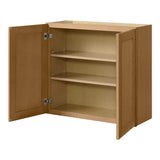 Avondale 33 in. W x 12 in. D x 30 in. H Ready to Assemble Plywood Shaker Wall Kitchen Cabinet in