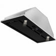 36 in. 900 CFM Convertible Ductless to Ducted Insert Range Hood with Touch and Gesture Control, 2 LE