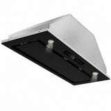 36 in. 900 CFM Convertible Ductless to Ducted Insert Range Hood with Touch and Gesture Control, 2 LE