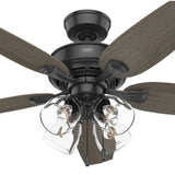 Channing 52 in. Hunter Express Matte Black Ceiling Fan with - image 2