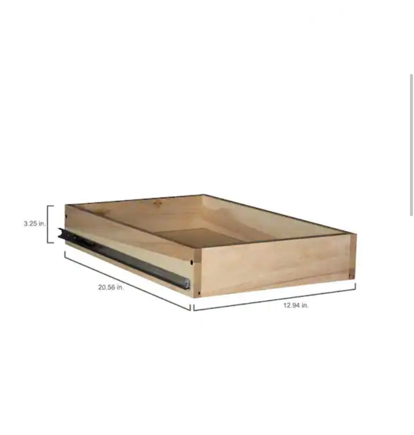 13 in. Pull-Out Drawer for 18 in. Base Cabinet