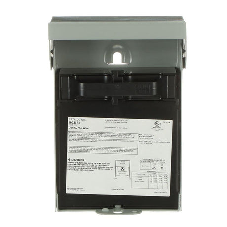 30-Amp 120/240-Volt Fused AC Disconnect (U035F2P)