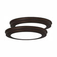 13 in. Oil Rubbed Bronze Color Changing LED Ceiling Flush - main