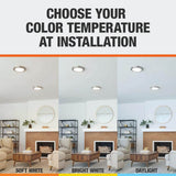 13 in. Oil Rubbed Bronze Color Changing LED Ceiling Flush - image 4