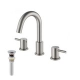 Modern 8 in. Widespread Bathroom Faucet with Pop-Up Drain