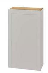 Avondale Shaker Dove Gray Quick Assemble Plywood 24 in Wall Cabinet (24 in W x 42 in H x 12 in D)