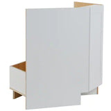 Cambridge Shaker Ready to Assemble 36x34.5x24.5 in. Corner Sink Base Cabinet w/ 1 Soft Close Door in White